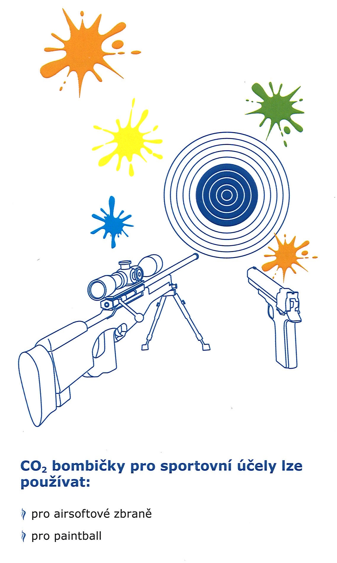 Obrázok 3 - Bombička CO2, 12g bez závitu, 50 ks